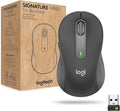 Logitech Signature M650 for Business Wireless Mouse for Small to Medium Sized Hands Logi Bolt Bluetooth SmartWheel - Graphite