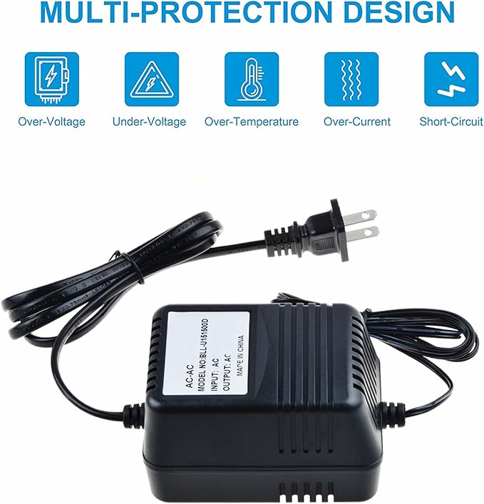 12V AC/AC Adapter for Companion 2 Series II Multimedia Computer PC Speaker System Speakers 12VAC Power Supply Cord Cable PS Wall Home Charger Mains PSU