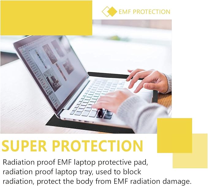Laptop Protection Shield Anti Radiation &amp Heat Shielding Laptopto Protect The Body from The Impact Fits Laptops Notebooks Table