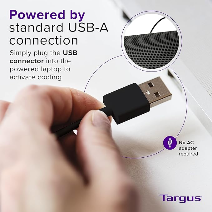 Targus Chill Mat for up to 16-Inch Laptop Black (PA248U5)