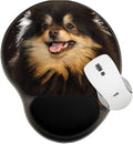 MSD Mousepad Wrist Rest Protected Mouse Pads Mat with Wrist Support Pomeranian Breed lulu Posing for The Camera Photo 20