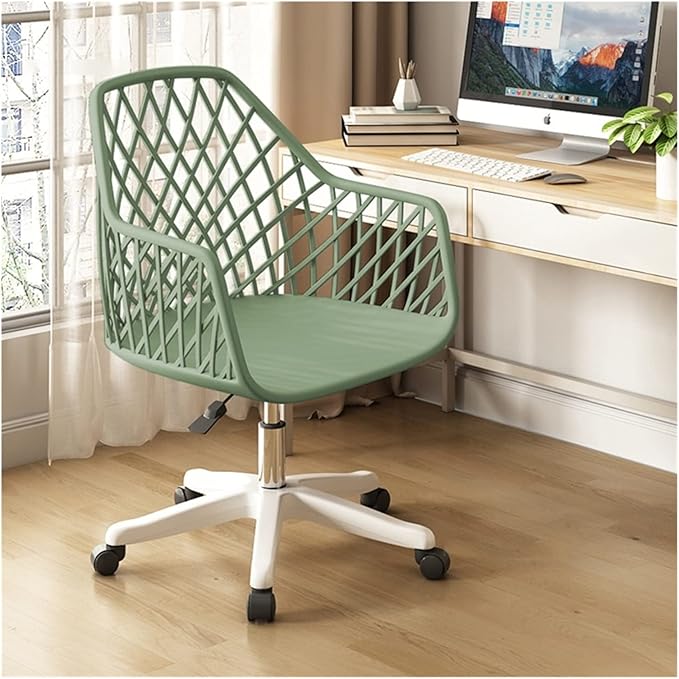 Adjustable Office Computer Chair with Armrest Backrest Office Chairs Armchair Computer Chair Office Furniture Lift Swivel Gamer Chair(Yellow)