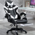 Office Chair Gaming Chair Computer Chair Andrgonomic Swivel Computer Chair with Headrest FootrestHigh Back Gaming Chair Racing Game ChairHeight Adjustable Gamer Chair PU Leather Office Cha
