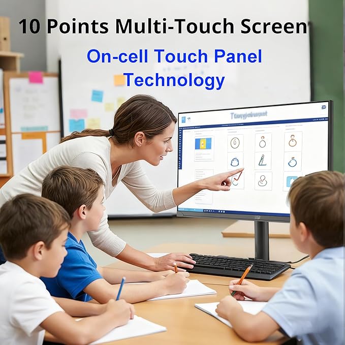 Chengying Touch Screen Monitor | 32 inch 4k | Ultra Narrow Bezel Monitor | On-Cell Touch Display | TM001Ultra Series