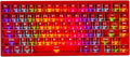 MG75MAX 81 Keys Wired Magnetic Switch Keyboard 256KHZ Single Key Scan Rate PCB Nano-Coating Waterproof Hall Effect 8KHZ/ARGB/CNC Aluminum Gaming Keyboard(Red)