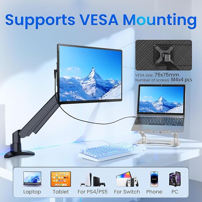 Portable Monitor for Laptop - Laptop Screen Extender HDMI USB C Travel External Display with Stand Gaming Monitor for PC MAC Switch Phone Computer Xbox PS4/5 - D1