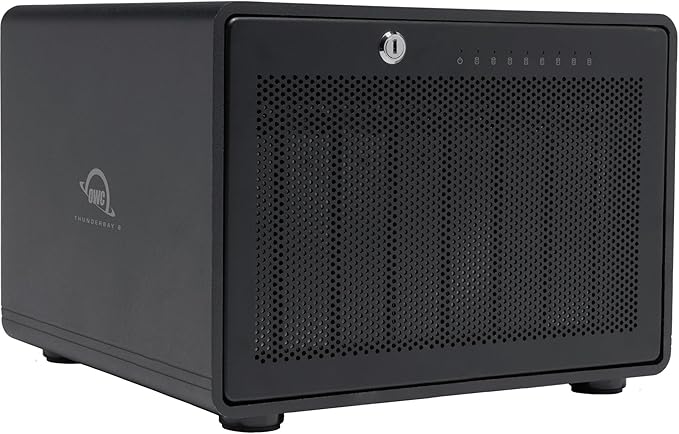 OWC ThunderBay 8 0TB Eight-Bay Thunderbolt 40Gb/s RAID 5 Storage Enclosure