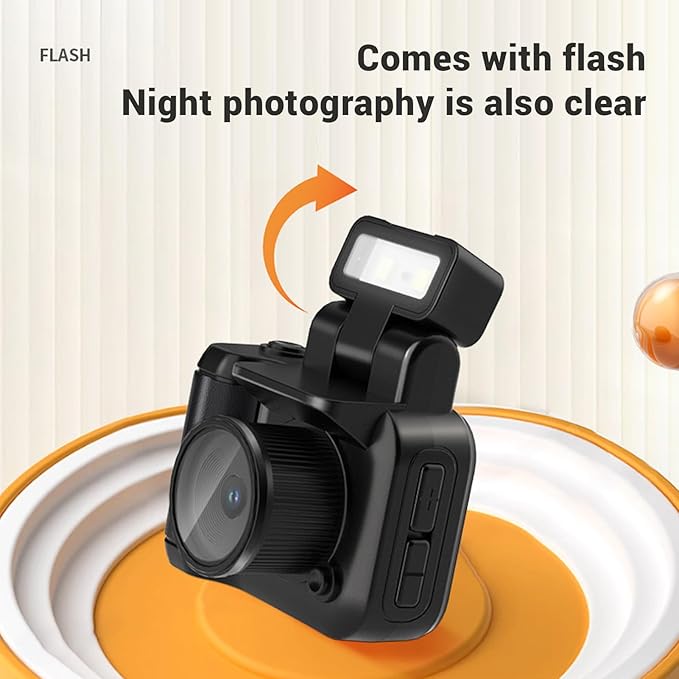 Greensen Pocket Size 2MP Camera 1080P Resolution 600 Mins Battery Flashlight Micro Video Camcorder for Daily Use Special Events
