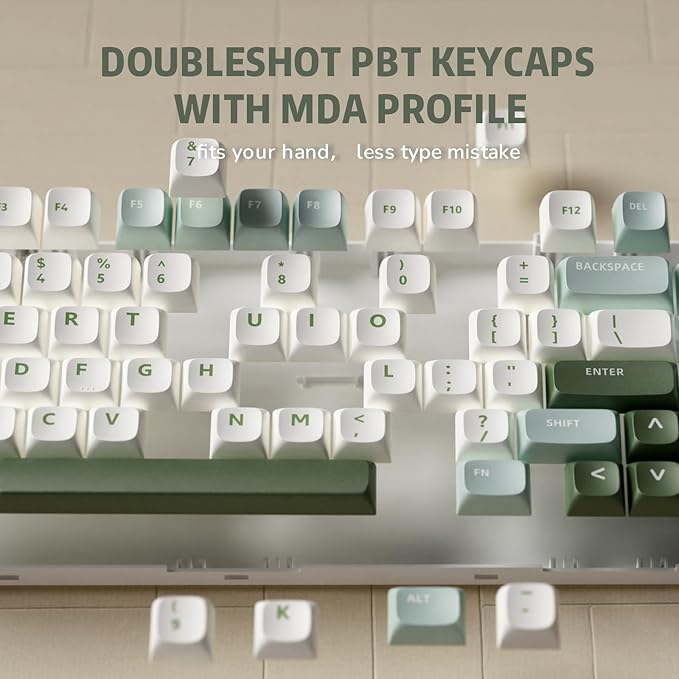 RK ROYAL KLUDGE R75 Mechanical Keyboard Wired with Volume Knob 75% Keyboard Gasket Mounted RGB Backlit Creamy Keyboard with MDA Profile PBT Keycaps Hot Swappable Pre-lubed Tactile Switch