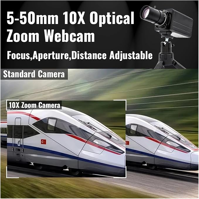 4K IP Camera 30FPS POE48V Fixed Zoom Lens Options Industrial Metal Box Inspection Security Webcam Video Surveillance