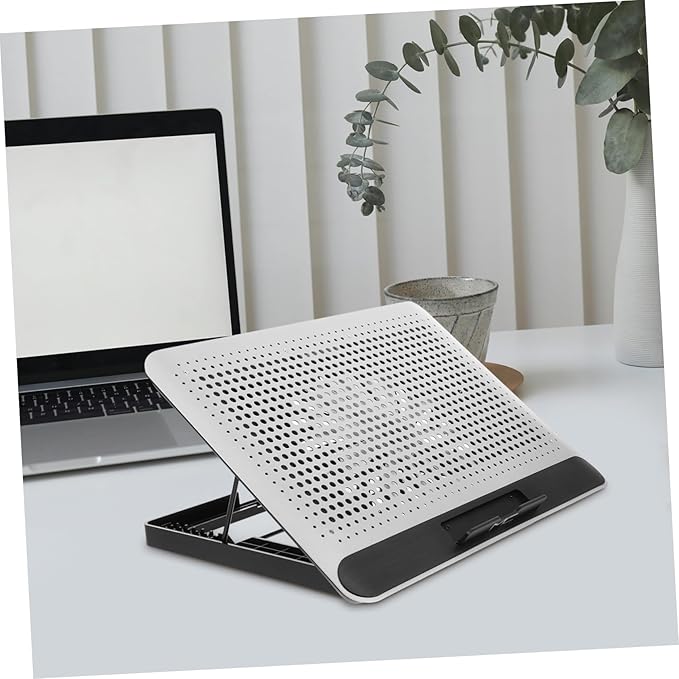 Artibetter Aluminum Alloy Laptop Cooler Pad Cooling Fan for 18 Notebook Cooling Device