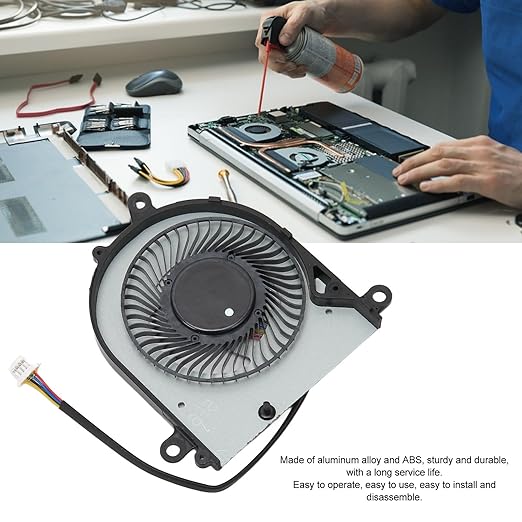 Laptop Cooling Fan Aluminum Alloy Laptop Cooling Fan for PS63 Modern 8RC 8SC MS‑16S1