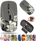 maizi Wireless Mouse Slim for Chromebook Laptop PC Notebook Wireless Mice Slim Image ID: 19822198 Pattern 2.4G USB Receiver Portable Printed in USA Product