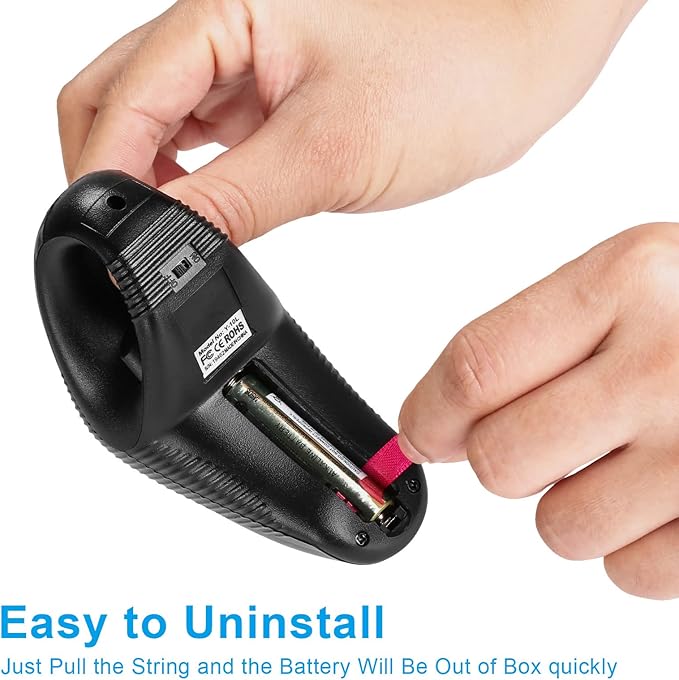 welspo Wireless USB Handheld Finger Trackball Mouse with Laser Pointer