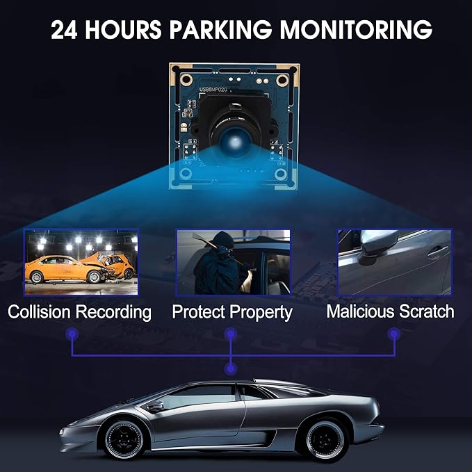 ELP 8mp USB Camera Wide Angle PC Camera for Computer Mini Lightburn Camera for Laser Engraver UVC USB2.0 4K Camera 8mp Monitoring Octoprint 3D Printer USB Security Camera for Jetson Nano