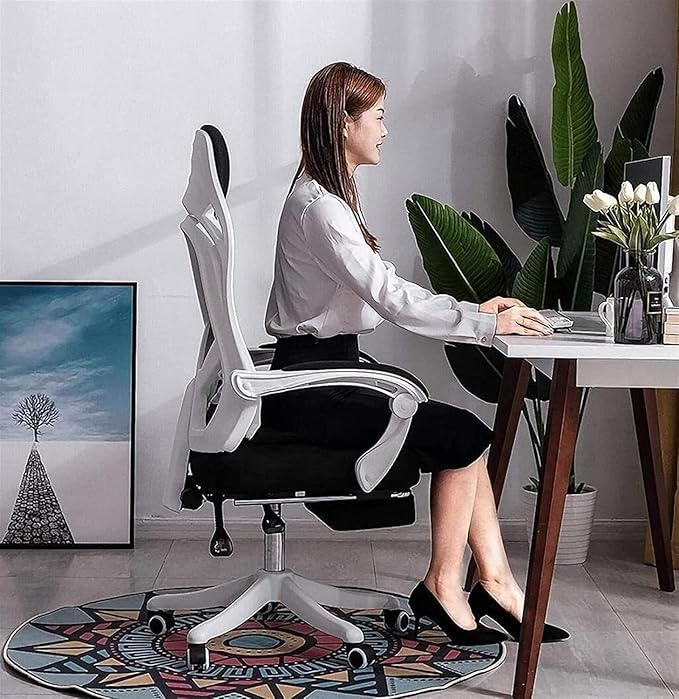 Office Work Chair Chair Office Chair Mesh Swivel Chair Computer Chair Game Table and Chair Height Adjustable High Back Gaming Chair (Color:Default)