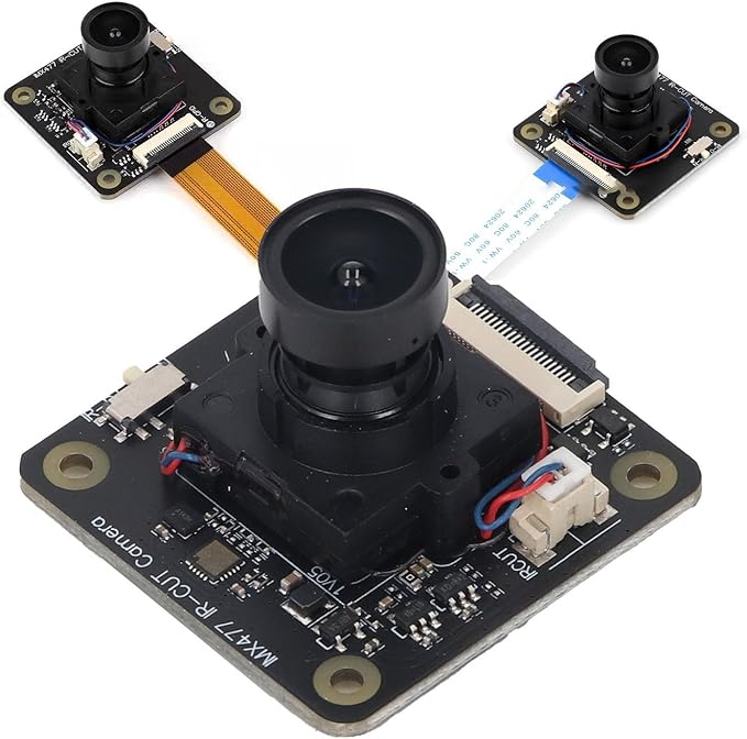 IMX477 Camera Module 12.3MP 4056x3040 Sensor for RP 5 4B 3B 0 Pico with 90° FOV Backlight Imaging AI Applications