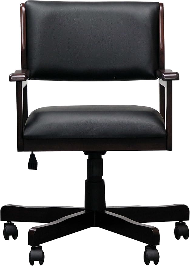 Signature Game Table Rocker-Swivel Chairs (Sold in Pairs) (Mahogany)