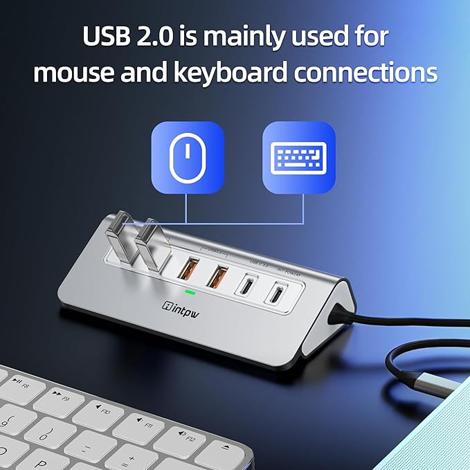 P9 PRO USB C Hub 10Gbps 9-in-1 USB C Docking Station with 4K@60Hz HDMI Type-C &amp 2 Type-A 3.2 2 USB-A 2.0 PD 100W SD/TF PortAluminum USB Hub for Laptop iPhone 17 Series MacBook Air/Pro