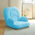 Sofa ChairFolding Sofa Chair Sofa Bed Chair Fireside Chair 5 Positions Adjustable Lazy Floor Sofa Bed Single Padded Lounge Sleeper Recliner Floor Chair Seat For Gaming And Reading  Meditation ( C