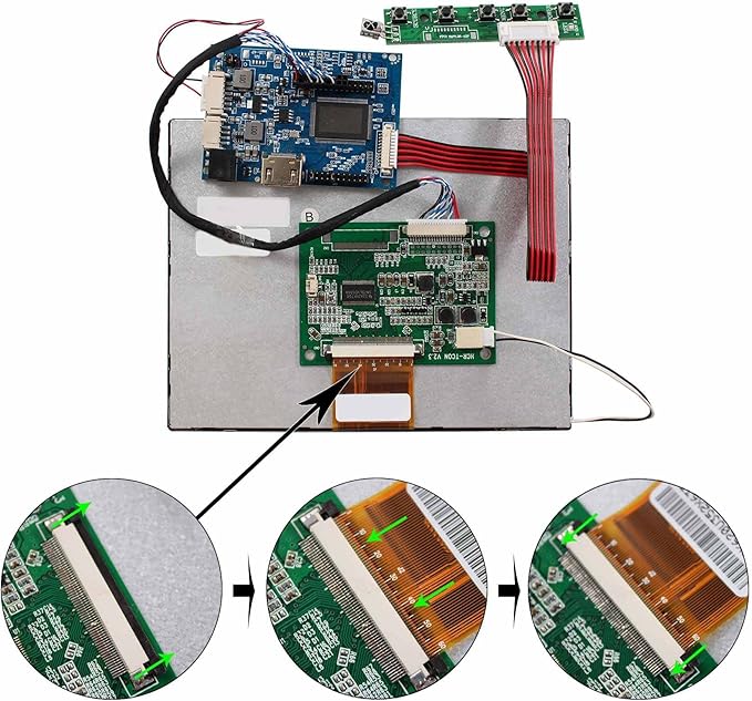VSDISPLAY 7 7 inch 800×600 4:3 CLAA070MA0ACW LCD Screen TFT Monitor and LCD Controller Board 60 pin