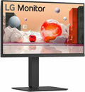 LG Electronics - 24BA850-B 24BA850-B 24 Class Webcam Full HD LCD Monitor - 16:9 - Textured Black - 23.8 Viewable -