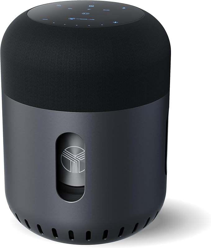 TREBLAB Loud Portable Bluetooth Speaker with 360° Surround Sound 90W 5-Driver System Subwoofer Wireless Speaker 22H Battery IPX4 Waterproof TWS Touch Control Aluminum Body - HD-360 Pro