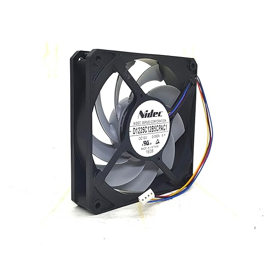 Ultra Quiet 12V Cooling Fan D1225C12B5CPAC1-12025 4-Wire 0.092A 97x97x33MM for Laptops and Electronics