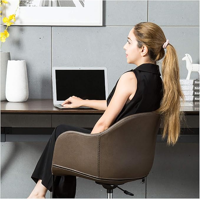 Office Chair Gaming Chair Computer Chair Adjustable Heavy Duty Swivel Chair with High-Density SpongeModern Simplicity Style Office Chair Mid-Back Conference ChairErgonomic Have Computer Ch