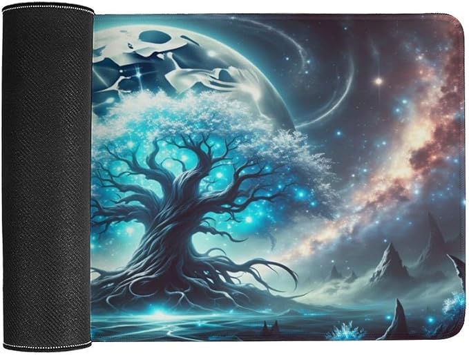 Tree of Life Mouse Pad Gaming Mousepad 30 x 16 Inch Large Desk Mat Keyboard Pads Extend Long XL Mouse Mat with Non-Slip Base Desk Accessories for Home Office Keyboard Mouse