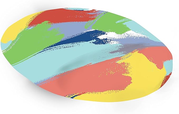 Ergonomic Mouse Pad with Wrist Rest Digital Printed Mouse Mat for Tendon Sheath Problems Non-Slip Base for Office and Home Size: 20 x 23 cm