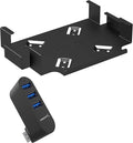 SABRENT Mac Mini VESA Mount/Wall Mount/Under Desk Mount + Premium 3-Port Aluminum Mini USB 3.0 Hub