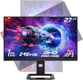 27 Inch 240Hz 1440p Gaming MonitorQHD 2560 x 1440p Fast IPS 1ms GTGAdaptive Sync135% sRGBHDR400Low Blue Light Swivel Tilt Height Pivot Adjustable VESA 100x100HDMI 2.0 DisplayPort 1.4 P2710S
