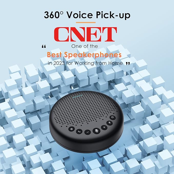 EMEET Conference Speaker and Microphone Luna Black &amp C960Kit Webcam with Tripod