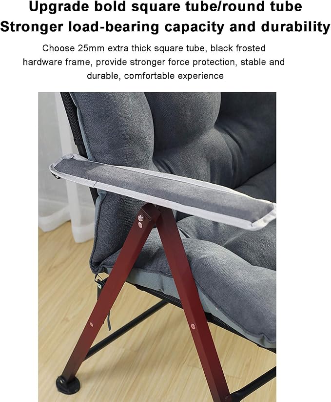 Office Chair Gaming Chair Computer Chair Reclining Chair for Outdoor Home Patio BackyardFoldable Office Chair Arm ChairAdjustable Computer Chair Oversized Desk Chair Ergonomic PC Chair wit