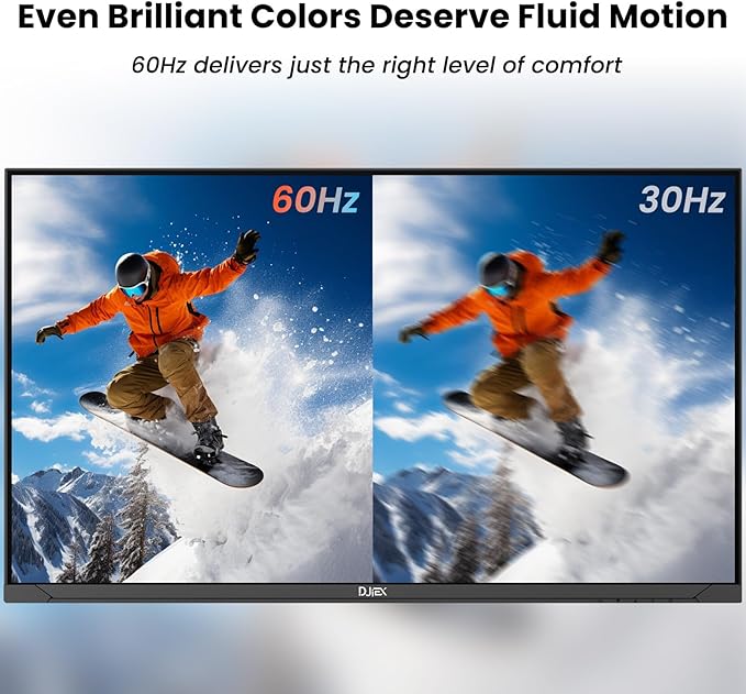32 Inch 4K Computer Monitor UHD 3840 * 2160P Ultra-Clear Screen 60HZ 3500:1 Contrast Ratio 100% sRGB FreeSync Eyecare IPS Panel Compatible with Wall mounting Ideal for Business Office
