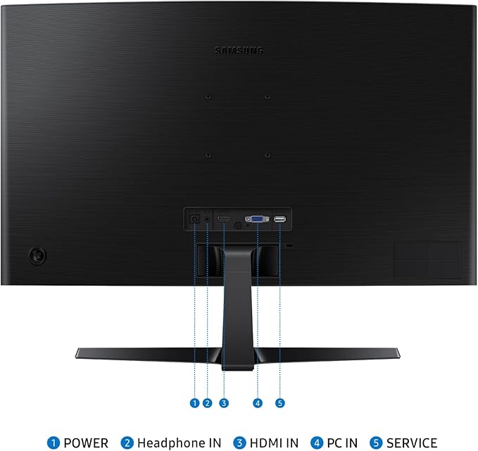 Samsung 27 Essential S3 (S36GD) Series FHD 1800R Curved Computer Monitor 100Hz Game Mode Advanced Eye Comfort HDMI and D-sub Ports LS27D366GANXZA 2024