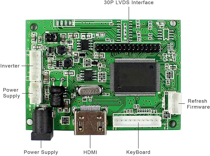 VSDISPLAY 15 LQ150X1LG96 15 inch 1024x768 LCD Screen high Brightness Display with 1050 cd per m² Work with LCD Controller Driver Board(Board)