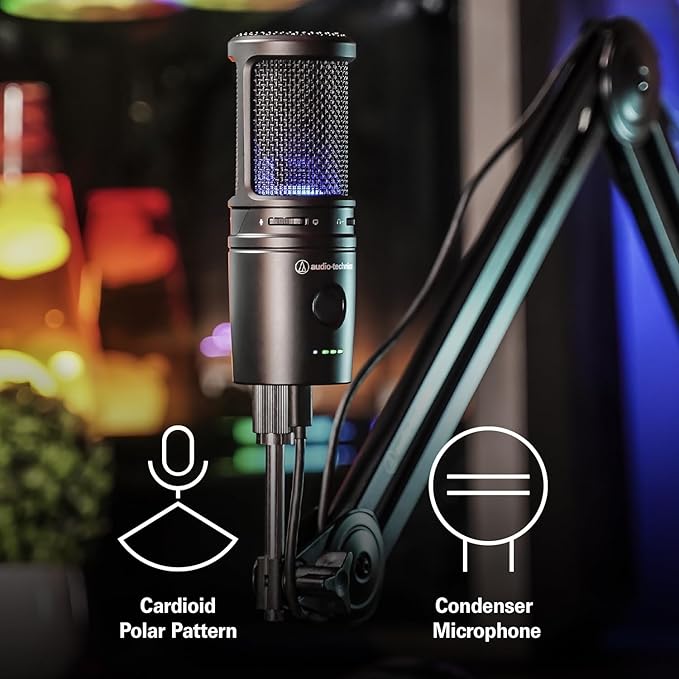 Audio-Technica AT2020USBXP USB Condenser Mic with DSP