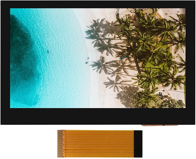 waveshare 4.3inch DSI Touch Display for Raspberry Pi 4B/3B+/3A+/3B/2B/B+/A+ Thin &amp Light Touch Screen 800×480 Resolution IPS Display Support 5-Point Capacitive Touch