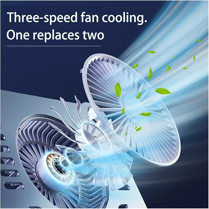 Laptop Stand with Computer Cooling 11-16(Matte Silver)