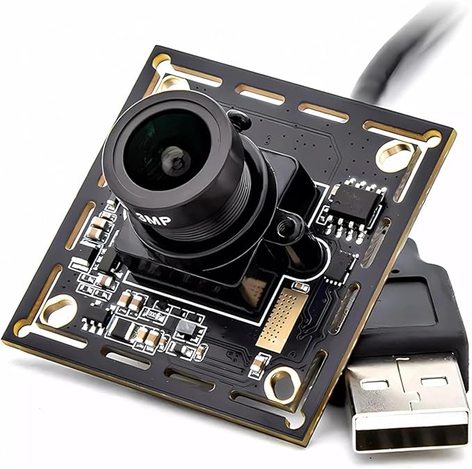 USB Camera Global Shutter 1080P 90FPS 720P 120FPS 3mm Without Blur M12 Lens AR0234 Board High Frame Rate Camera Module
