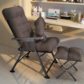 Computer Office Chair Swivel Task Chair Patio Backyard Lazy Armchair Ergonomic Computer Chair Wide Desk ChairAdjustable Angle Gaming Chair with Lumbar Pillow and FootrestFoldable Reclining Chair Off