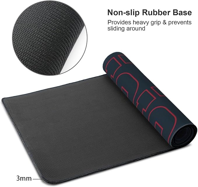 ANTKING Houston Mouse Pad for Men Women Youth Gifts Custom Name and Number Desk Pad