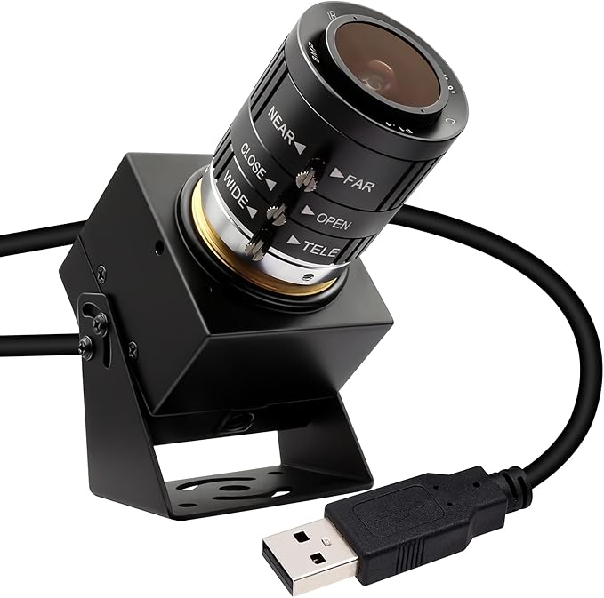 SVPRO 1080P 120fps High Speed USB Camera12 Megapixels 4K Glof Swing Webcam Manual Focus with 3X Optical ZoomIndustrial Lightburn Cam UVC Plug and Play for Computer Laptop Raspberry Pi