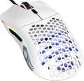Glorious Model O Wired Gaming Mouse 67g Superlight Honeycomb Design RGB Pixart 3360 Sensor Omron Switches Ambidextrous - Matte White