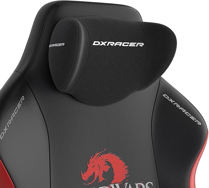 DXRacer Craft XL Video Gaming Chair for Adults Ergonomic Office Reclining Computer Chair with Magnetic Head Pillow and Lumbar Support Racing Style Height Adjustable (EPU Leatherette Guild Wars 2)