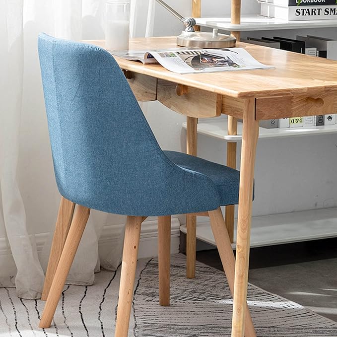 Mlaea Dining Bedroom Living Room Chair Gaming Club Bar Chair with Backrest Office Conference Reception Chair 43 * 43 * 84CM(Size:43 * 43 * 84CMColor:C)