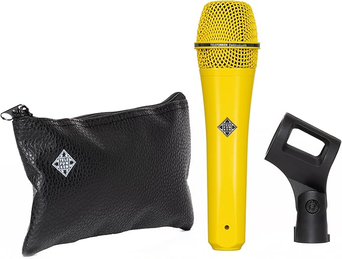 TELEFUNKEN Elektroakustik M80 Yellow Dynamic Microphone