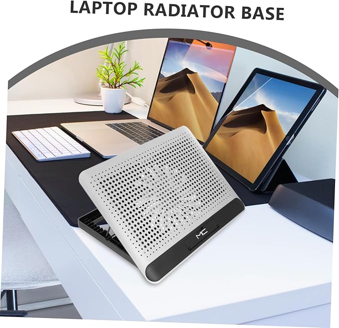 Laptop Cooling Device Mute Thin Cooling Pad Interface Aluminum Alloy Frame for Cooler Notebook and Laptop